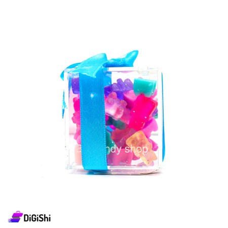 Set Of  Colored Soaps With A Plexi Jar - Gummy Bears