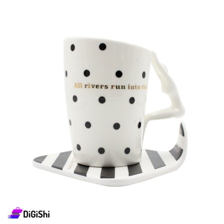 Porcelain Cup Dotted
