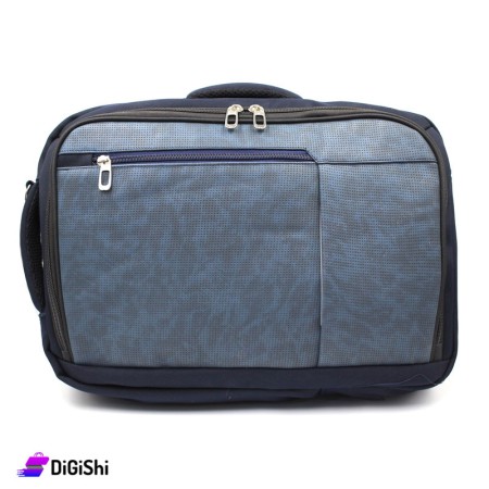 Cloth Hand & Shoulder Laptop Bag 17.3" - Dark Blue