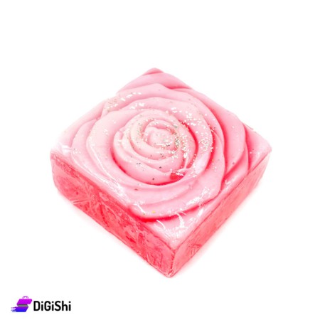 صابونة الورد على شكل مربع - زهر