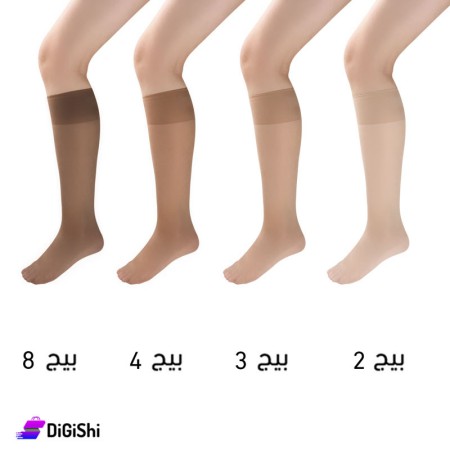 Al Samah Women's Crepe Short Socks