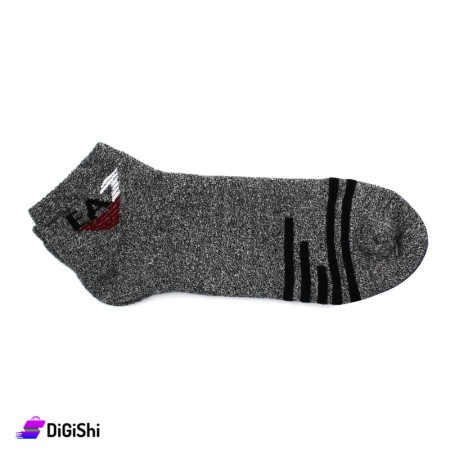 Al Samah Teenager's Towelie Socks - Dark Gray