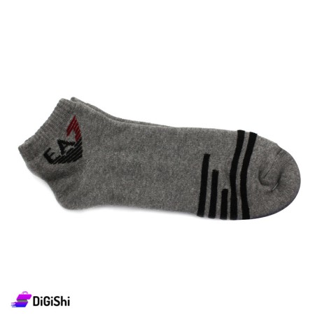Al Samah Teenager's Towelie Socks - Gray