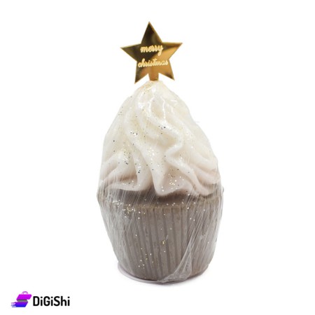 Cup Cake Christmas Tree Soap - White