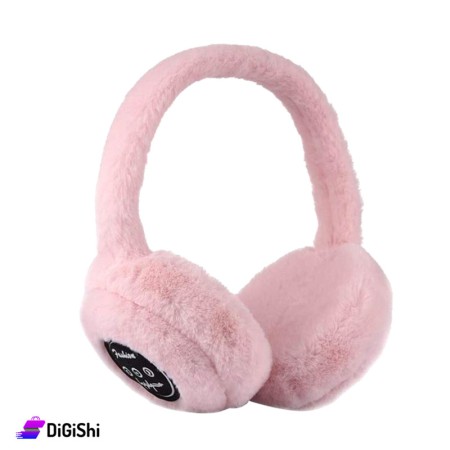 Wireless Fur Headphones - Pink