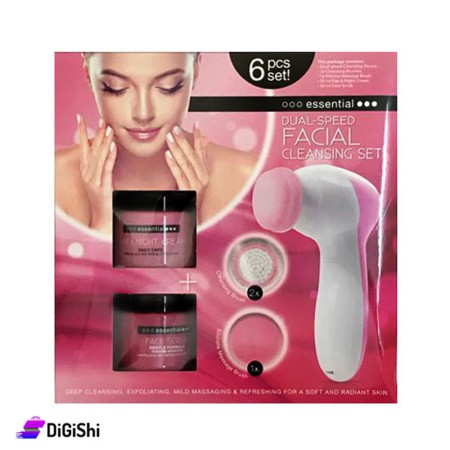 essential Wireless Dual-Speed Faical Cleansing Set