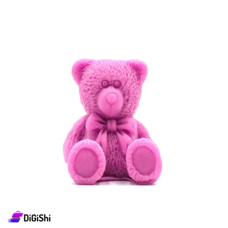 Teddy Bear Kids Soap - Deep Pink
