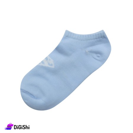 ZOX Pair Of Cotton Short Hidden Women's Socks - Blue