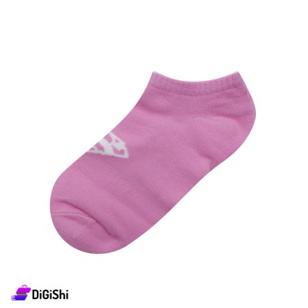 ZOX Pair Of Cotton Short Hidden Women's Socks - Pink