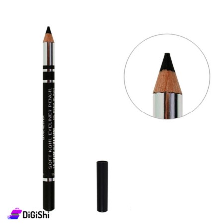 MAKKI Soft Kohl Eyeliner Pencil - 01 Deep Black