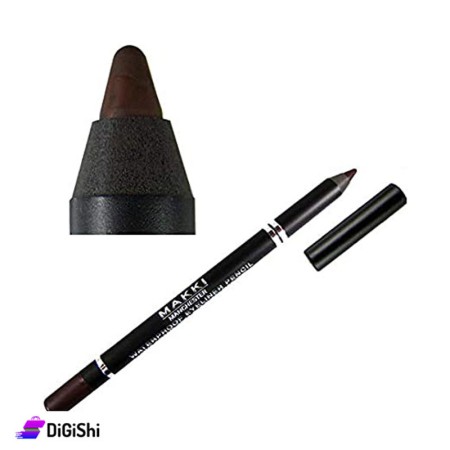 MAKKI Waterproof eyeliner pencil - Deep Brown