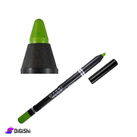 قلم تحديد العين MAKKI Waterproof eyeliner pencil - أخضر عشبي
