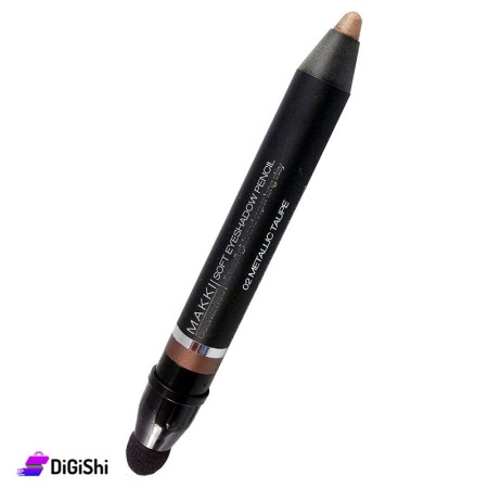 MAKKI Soft Eyeshadow Pencil - 02 Metallic Taupe