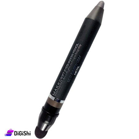 MAKKI Soft Eyeshadow Pencil - 06 Shimmery Golden Black