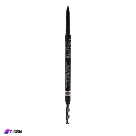 قلم تحديد حواجب MAKKI Brow Architect -02 بني رمادي