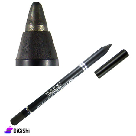 قلم تحديد العين MAKKI Waterproof eyeliner pencil - كاكي معدني