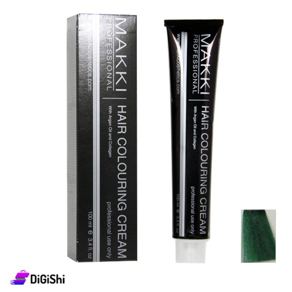 Shop MAKKI Hair Coloring Cream - Green Power MIX | DiGiShi