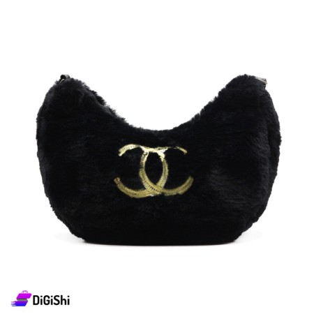 CHANNEL Women's Fur Handbag - Black