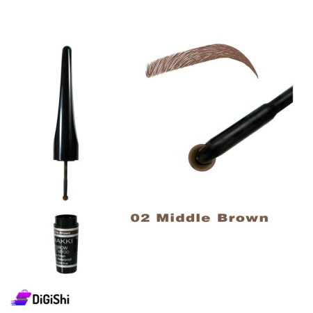 MAKKI Eyebrow Semi Tattoo - Middle Brown 02