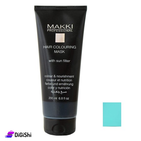 MAKKI Semi Hair Colouring Mask - Turqouise