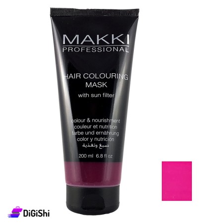 MAKKI Semi Hair Colouring Mask - Fushia