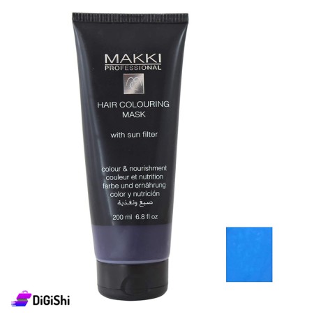 MAKKI Semi Hair Colouring Mask - Klein Blue