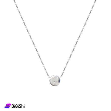 Women's Silver Necklace With a Pendant