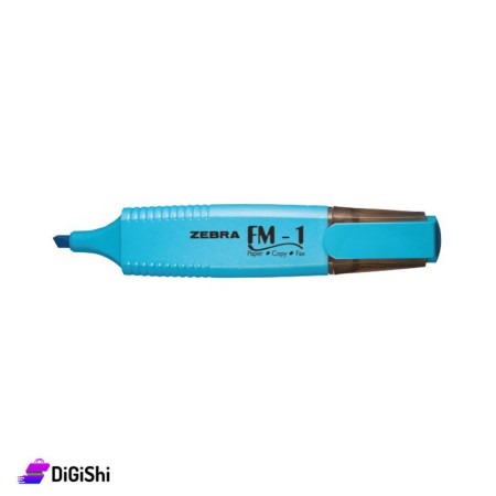 قلم تظليل أزرق Zebra FM-1