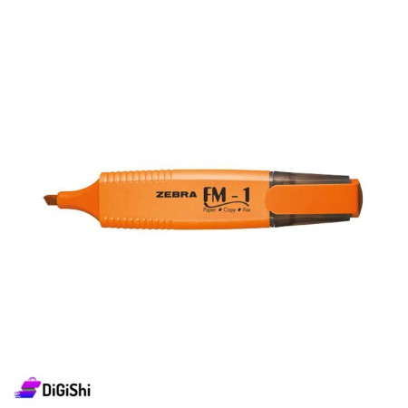 قلم تظليل برتقالي Zebra FM-1