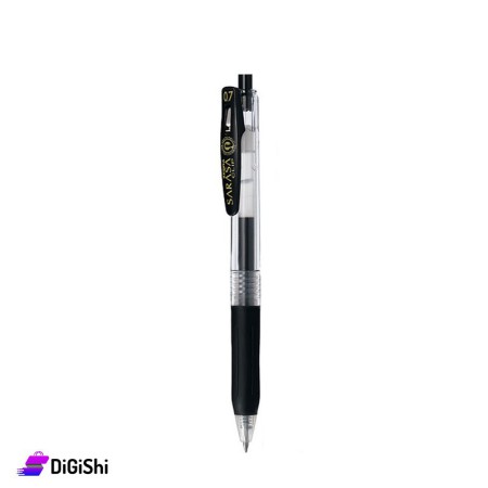 قلم حبر جل أسود Zebra Sarasa Clip 0.7