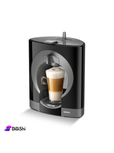 Black Nescafe Dolce Gusto Oblo Coffee Machine by Krups 