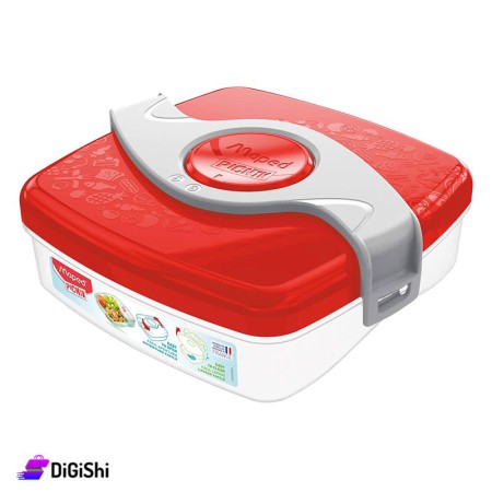 Maped Plastic Lunch Box - Red