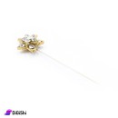 Star Shape Pin With Strass