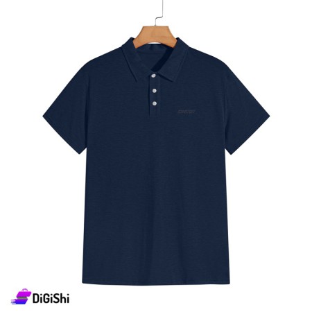STARTER Men's Polyester Polo T-Shirt - Dark Blue