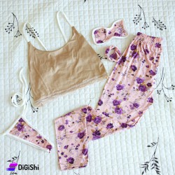 Women's Suzette Cotton Pajamas 5 Pcs