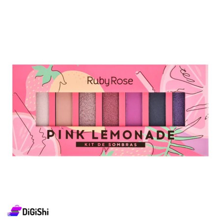 علبة ظلال عيون Ruby Rose Pink Lemonade Hb 1056
