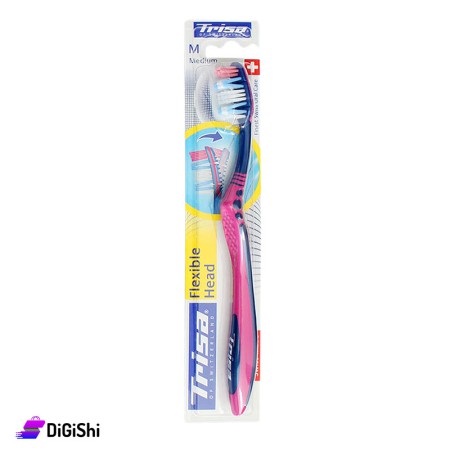 TRISA Flexible Head Toothbrush - Pink