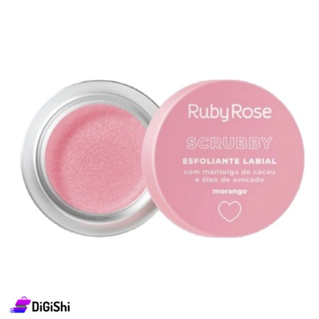 Ruby Rose Scrubby Hb 8525 Lip Strawberry Scrub