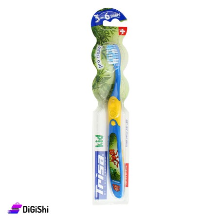 فرشاة الأسنان للأطفال TRISA Kid  - أزرق