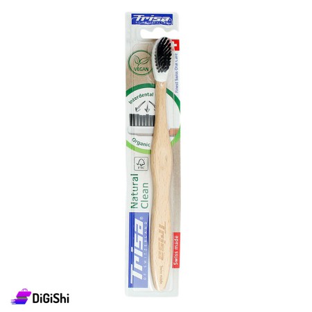 TRISA Natural Clean Toothbrush - Black