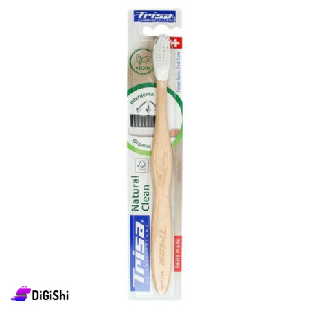 TRISA Natural Clean Toothbrush - White