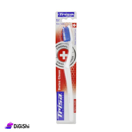 TRISA Swiss Clean Toothbrush - Blue