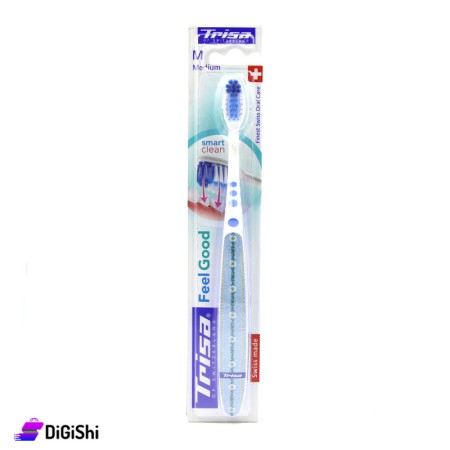 TRISA Feel Good Toothbrush - Light Blue