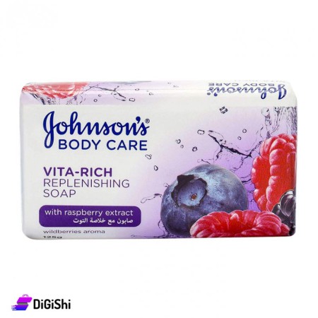 Johnsons Vita-Rich Replenishing Rasberry Extract Soap