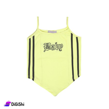 Women's Polyester Top - Yellow