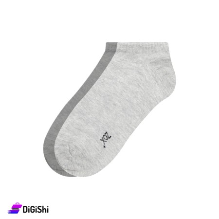 ZOX Cotton Short Women's Socks - Gray