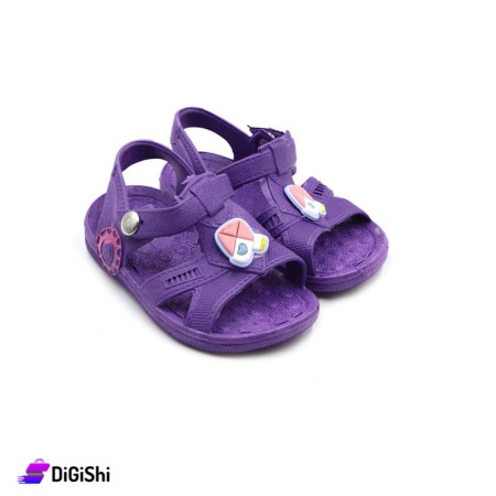 Children's Rubber Sandals - Purple