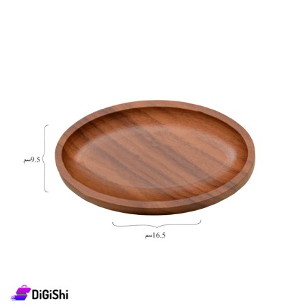 Oval Shaped Wooden Serving Dish