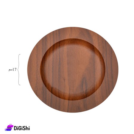 Wood Dish Circle Shape