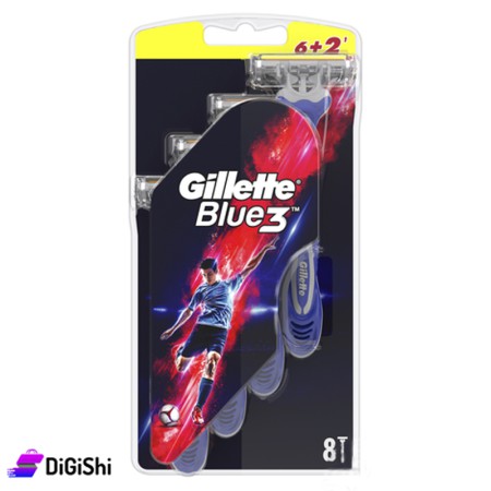 مجموعة شفرات حلاقة رجالية Gillette Blue3